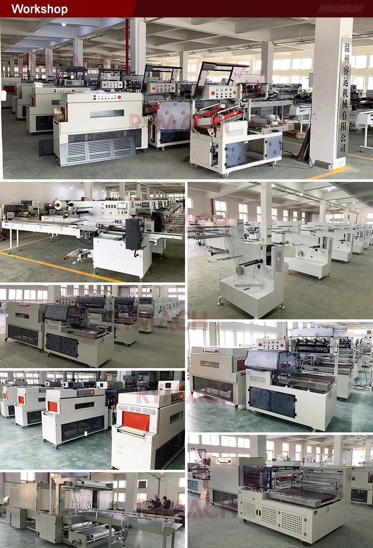 Automatic Pillow Sealing and Cutting Heat Shrinkable Film Packaging Machine Milk Tea Cup and Carton Packaging Machine