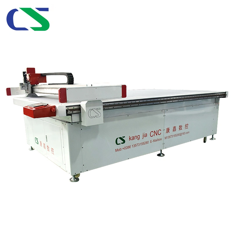 Clothing Paper Pattern CNC Oscillating Blade Vertical Foam Cutting Machine