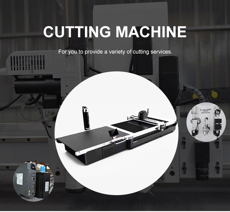 Automatic CNC Blade for Foam Vinyl Rubber Cutting Oscillating Knife Round Knife Carbonfiber Softglass Gasket Cutting Machine