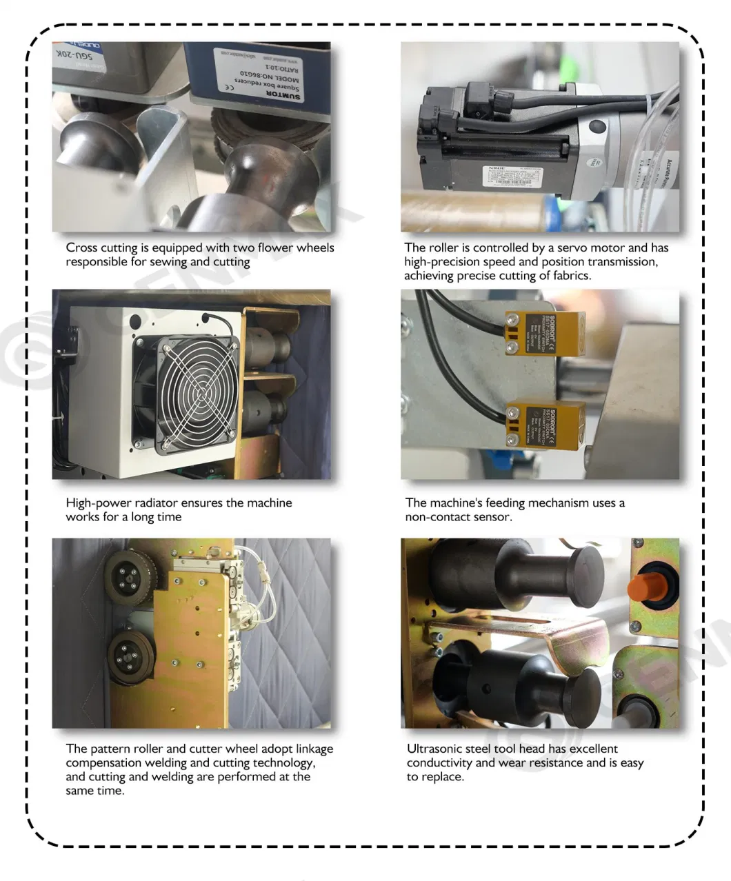 Genmax Ultrasonic Automatic Horizontal and Vertical Panel Cutting Machine