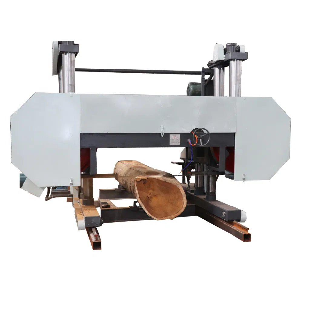 Sawmill World Heavy Duty Horizontal Band Saw Portable Bandsaw Woodworking Machinery Wood Logs Cutting Machine