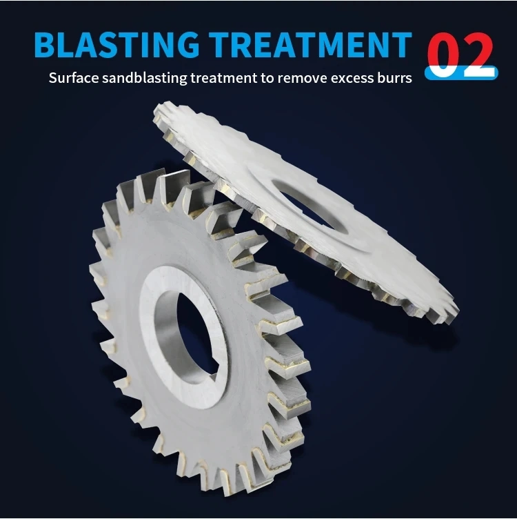 Carbide Triple Cutting Edge Straight Tooth Disc Cutter Carbide Triple Cutting Edge Saw Blade Milling Cutter