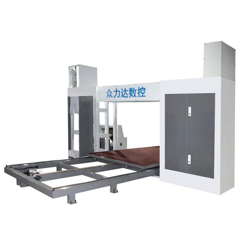 Foam Machinery CNC Cutting Machine Manufacturing Plant Automatic Horizontal Foam Cutter