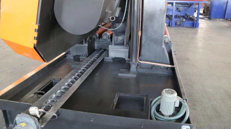 China Gantry Type Horizontal Metal Band Saw Machine Hydraulic Semi-Automatic Metal Cutting Band Sawing Machine