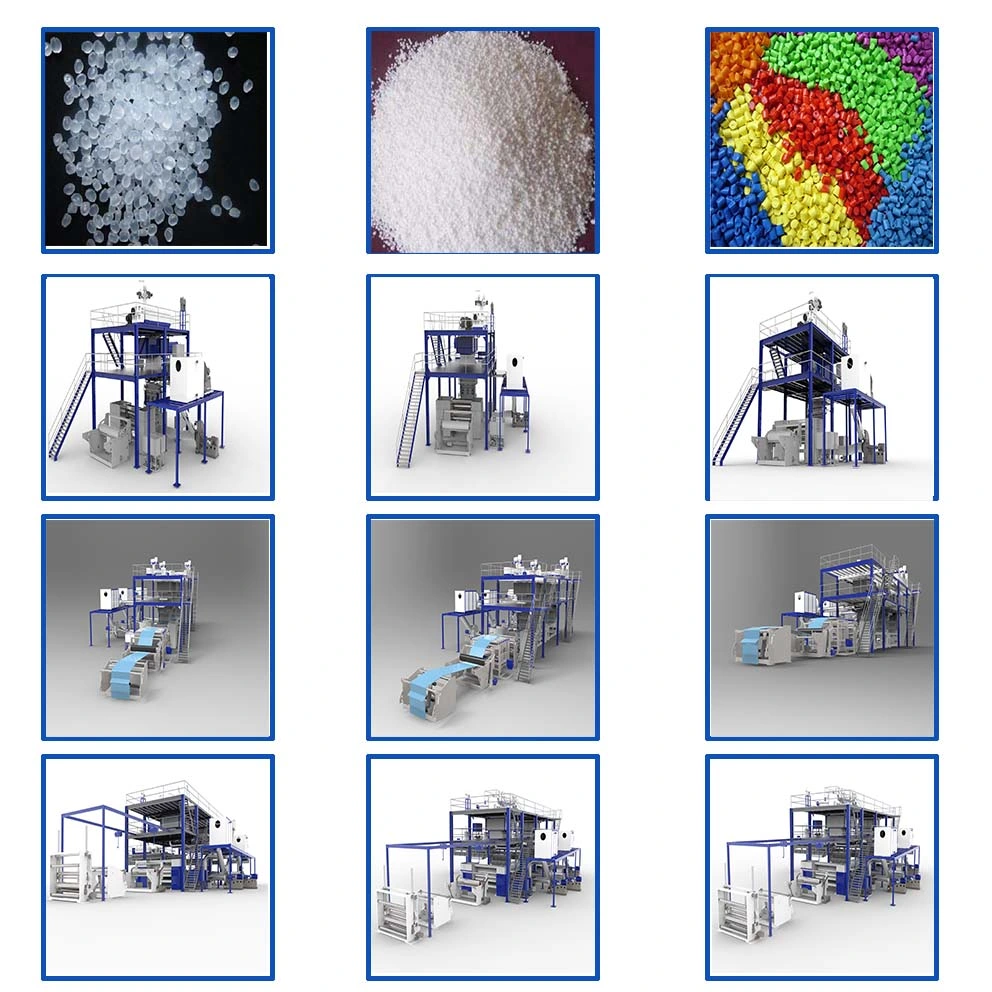 Al-Automatic Ss PP Spunbond Nonwoven Fabric Making Machine for Beds and Seating