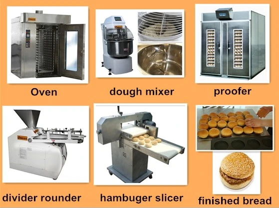 Commerical Horizontal Hamburger Burger Bread Buns Slicer Machine