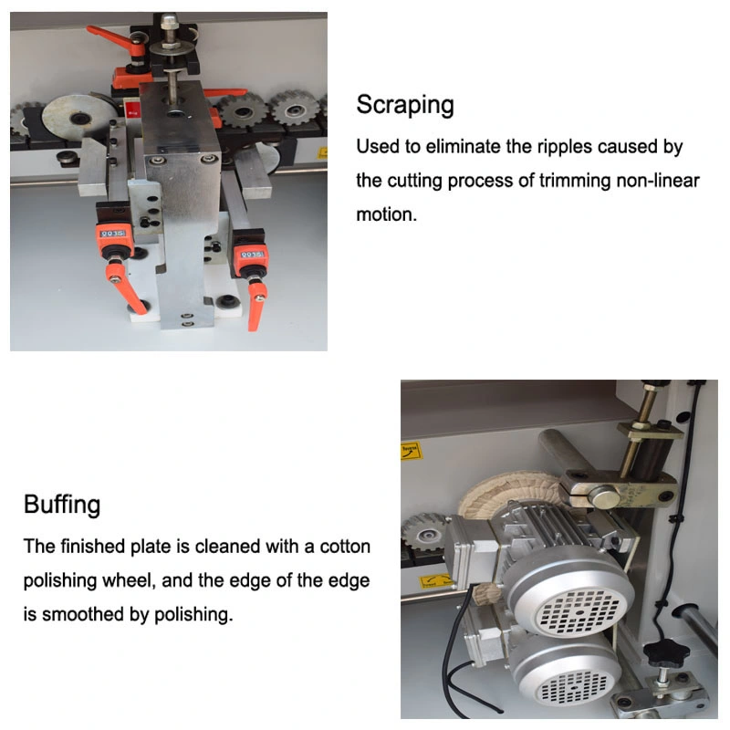 Factory Price Edge Trimming Rough and Fine Trimming Full Automatic Edge Banding Machine