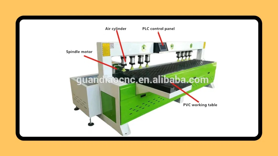 Computer Controlled Wardrobe Three in One CNC Saw Blade Side Hole Drilling Machine CNC Three Axis Side Hole Machine