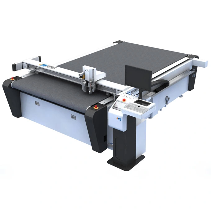 Jwei Automatic Feeding Flatbed Digital Cutter Cutting Machine for Corrugated Board