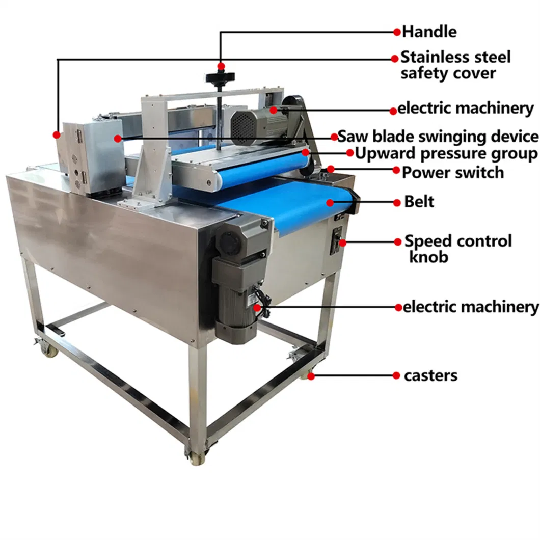 Commercial Automatic Horizontal Cake Slicer Pastry Sponge Cake Cutting Machine Manufacturer Price