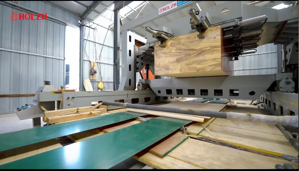 Automatic Furniture Cutter Natural Wood Cutting Plywood Machine Horizontal Veneer Slicer