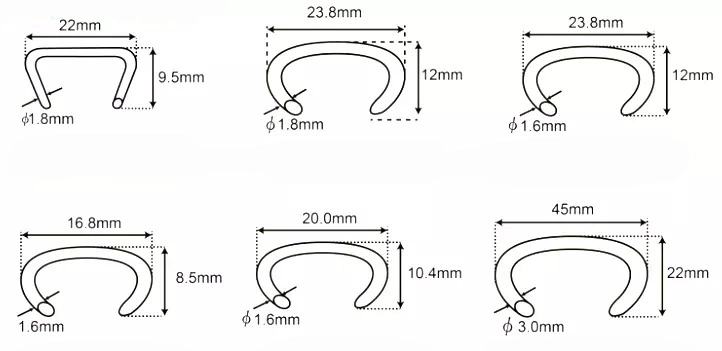 Aluminum Clips Making Machine C Nails Nail Making Machine for Sausage Clips