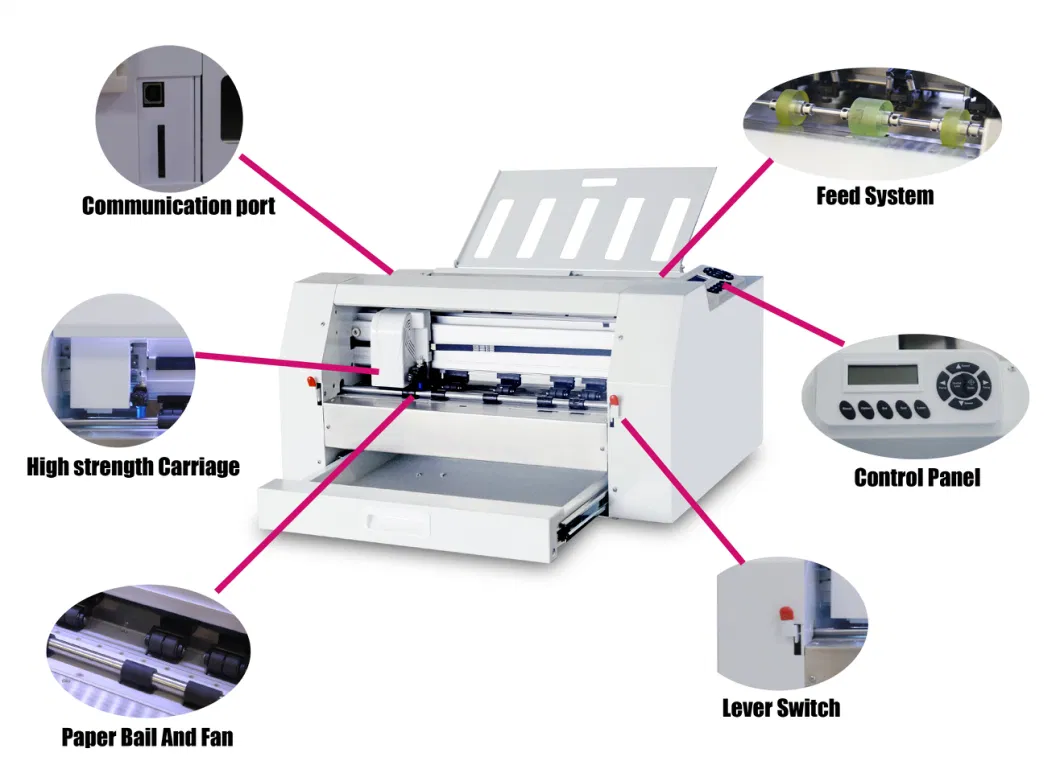 Contour Cutting Machine and Friction Feeding Sticker Sheet Cutter CCD Camera Mixed Cut