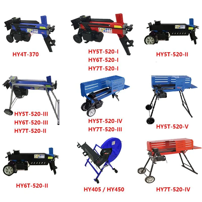 Hystrong 6ton Horizontal Wood Splitting Machine Log Splitter for Home Use Hy6t-520-III