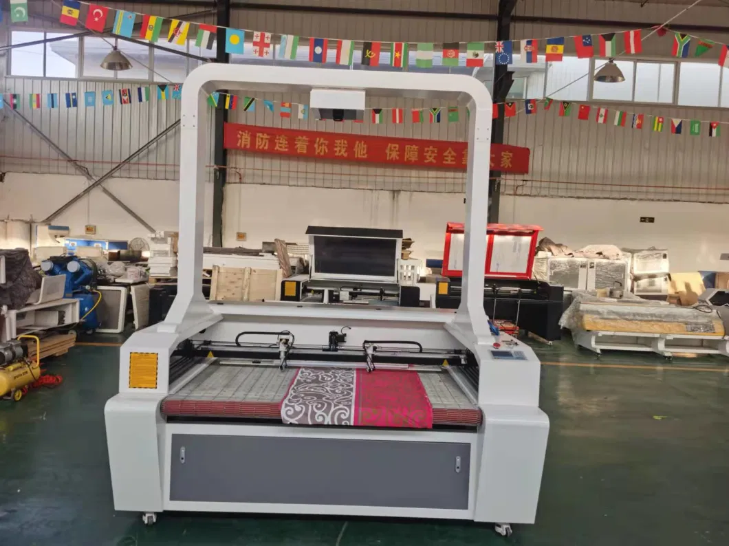 Auto Feeding Table CNC Laser Cutter for Fabric Leather Shoe Cloth Garment Fiberglass Carbon Fiber Fibre EVA Foam