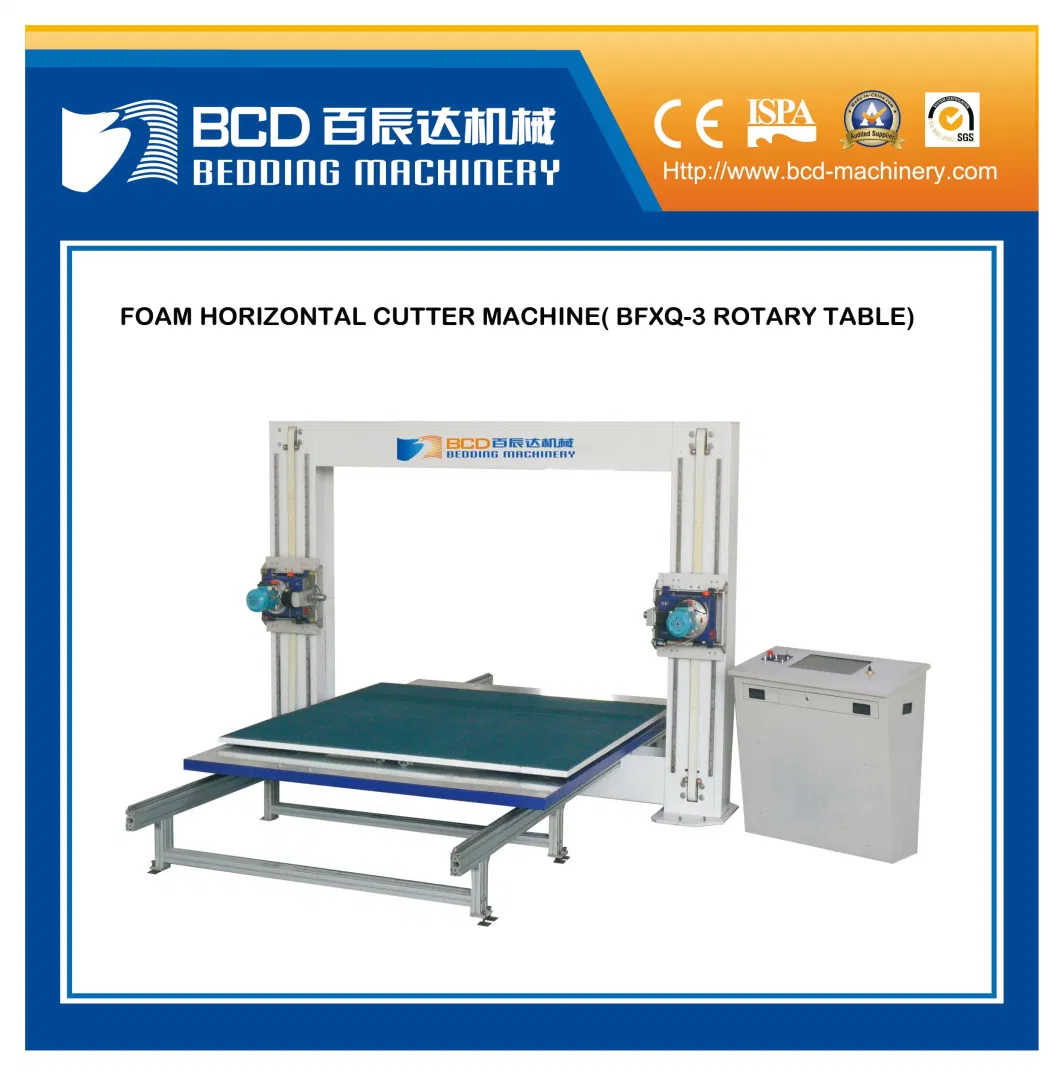 Bfxq-3 Rotary Table with Foam Cutting Machine