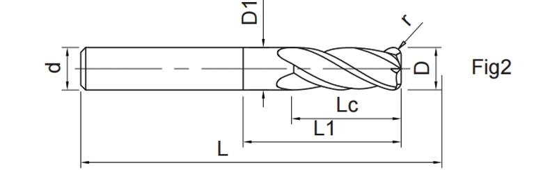 Extreme Ultrafine Fast Forward to The Vertical Milling Cutter Processing of HRC 45-70 Hardened Steel (NRBI1010)