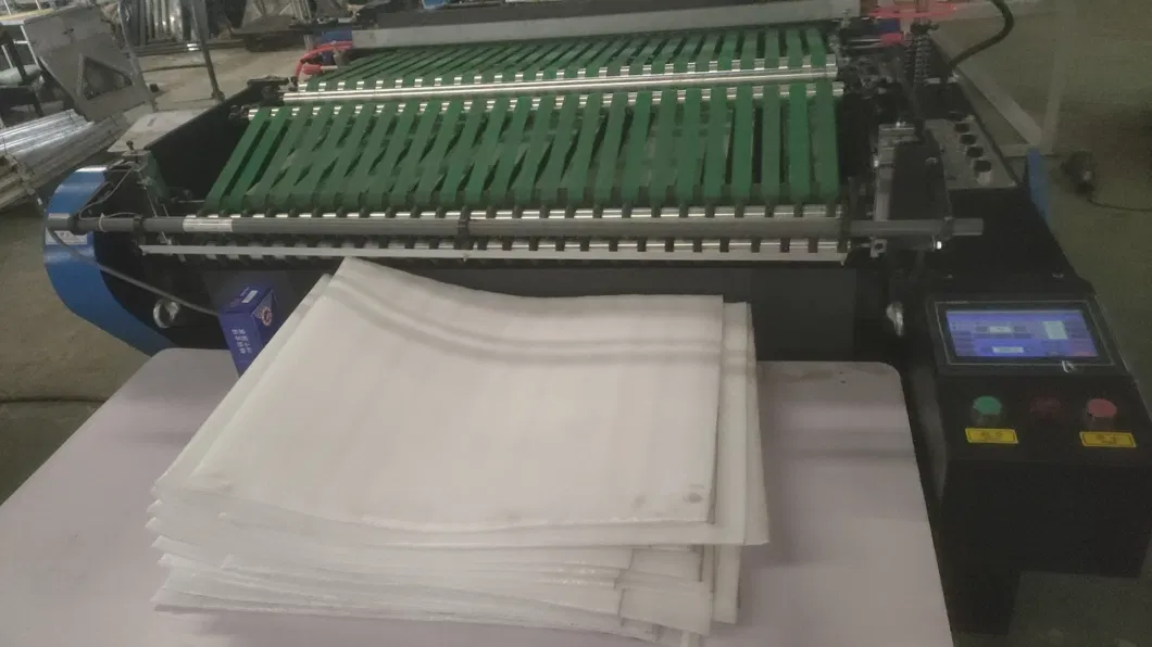 Huarui Brand Side Sealing PE EPE Foam Air Bubble Film Poly Mailer Envelope Pouch Bag Making Machine Price