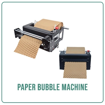 1 Year Warranty Void Making Kraft Pad Cushion Paper Bubble Cutting Machine