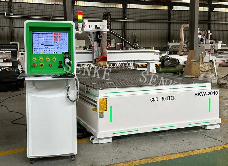 1325 1530 2040 Aluminum Composite Panel CNC Router Cutting Machine for Wood Furniture Processing with Atc Changer