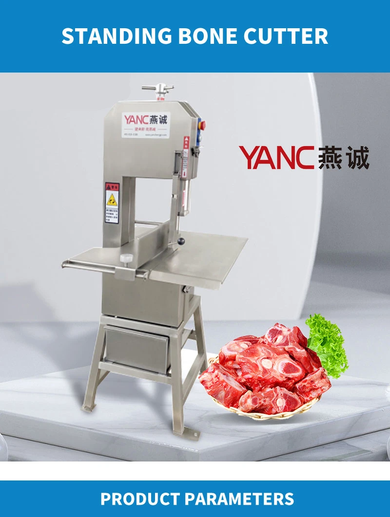 Commercial Meat-Cutting Band Saw Blade Machine Automatic Chicken Dicing Machine Td Vertical Meat-Bone