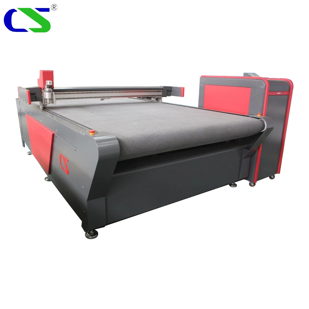 Automatic Oscillating Knife Fur Carpet Cushion Cutting Machine with Factory Price Digital Cutter