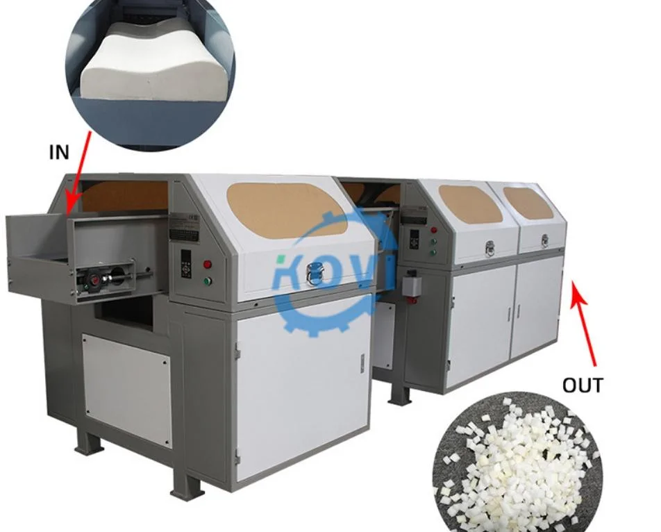 Recovery Foam Recycle High Rebound Sponge Cutting Machine Sponge and Latex Cutting Machine