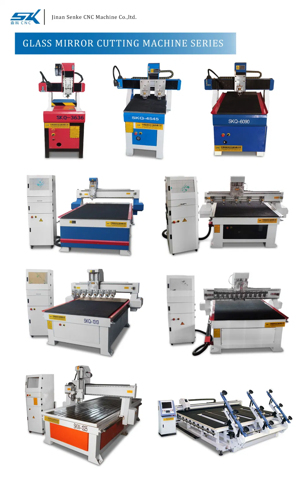 Double Cutting Heads Automatic Glass Circle Cutting Machine 8080 CNC Glass Cutting Machine Price Glass Diamond Blade Cutter