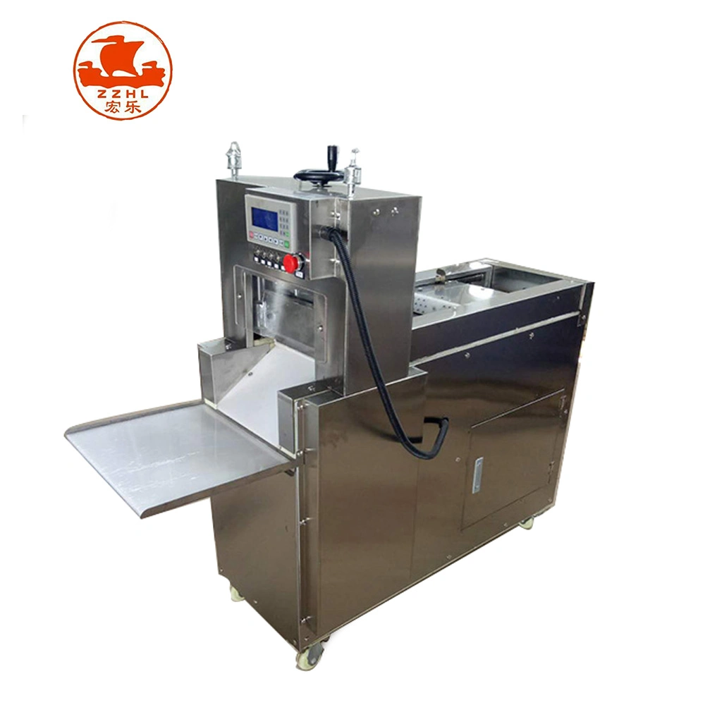 Automatic Horizontal Conveyor Cooked Meat Slicing Machine Meat Slicer