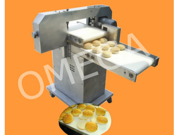 Commerical Horizontal Hamburger Burger Bread Buns Slicer Machine