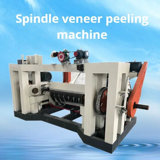 Plywood Veneer Servo Spindle 4FT Spindle Core Face Veneer Peeling Machine