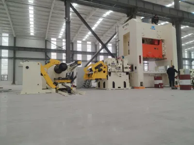 C Frame Metal Coil Press Servo Feeder Power Stamping Punching Machine
