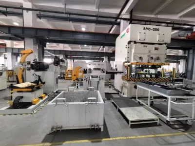 C Frame Metal Coil Press Servo Feeder Power Stamping Punching Machine