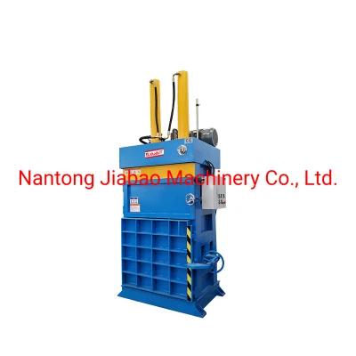  Good Performance Vertical Hydraulic Press Double Cylinder Baler Machine Heavy-Duty Waste Paper Press for Packing Solid Plastics/Sponge/Cardboard/Corrugated Box