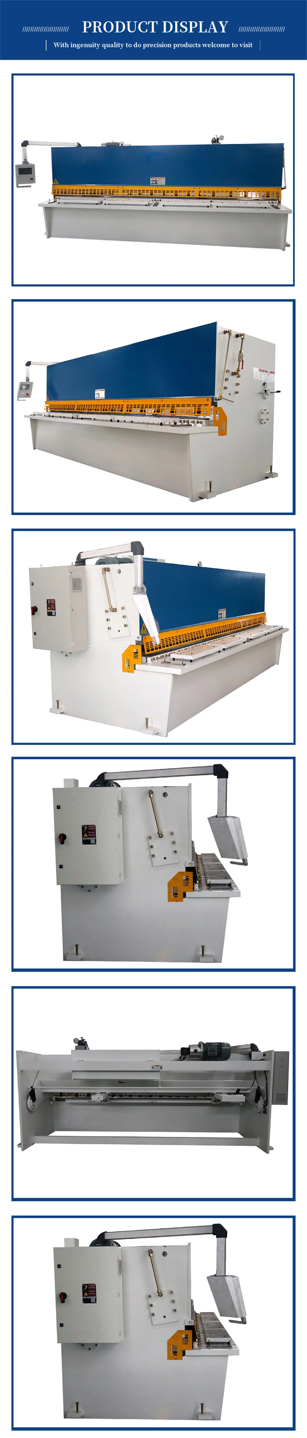 China Manufacturer QC12K-4X2500mm Hydraulic CNC Shearing Machine for Sale