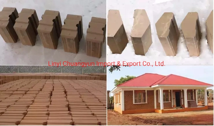 Hydraulic Brick Press Clay Cement Interlocking Bricks Making Machine for Sale (CY4-10)