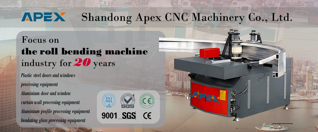 2024 Automatic 3 4 Axis CNC PVC UPVC Aluminum Profile Carbon Stainless Steel Pipe Tube Doors and Windows 40t 30t 25t 20t Roller Rolling Bending Machine