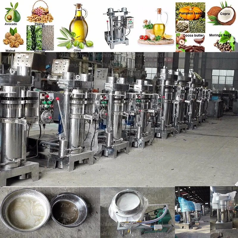 Hydraulic Oil Press Coconut Sesame Pumpkin Olive Mill Machinery Prices