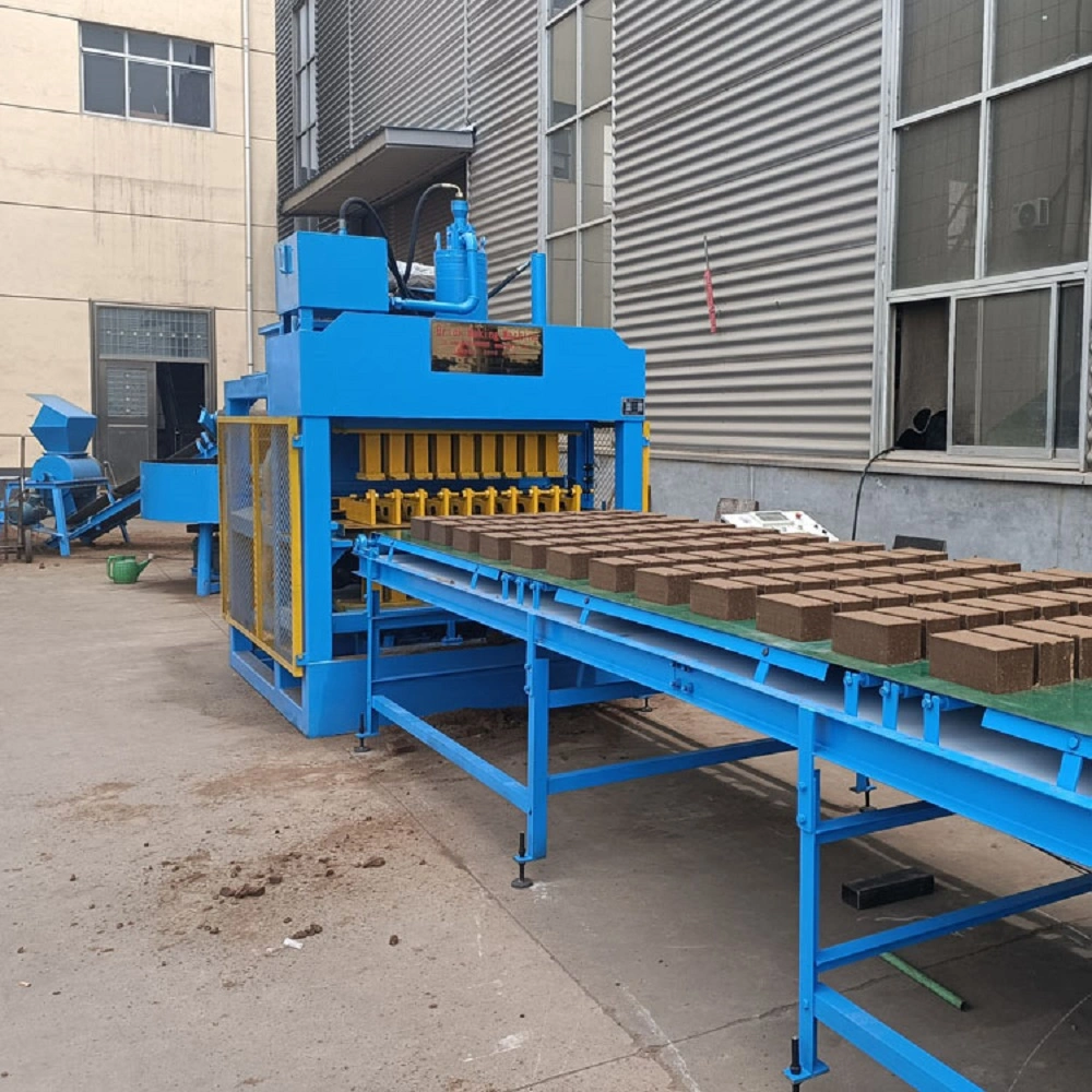 Mini Hydraulic Press Clay Brick Making Machine in Brazil