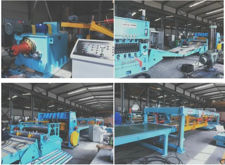 Auto Plate and Beam Steel Plate Cutting Coli Shearing Cut to Length Flying Shear