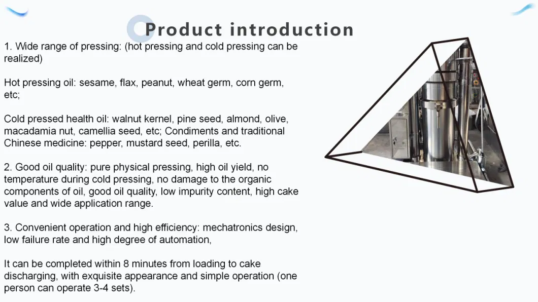 BV Mini Manual Hydraulic Cold Sunflower Seed Oil Press