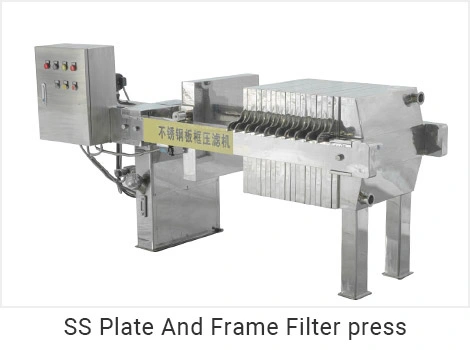 Automatic Industrial Hydraulic Sludge Chamber Filter Press with Washing system