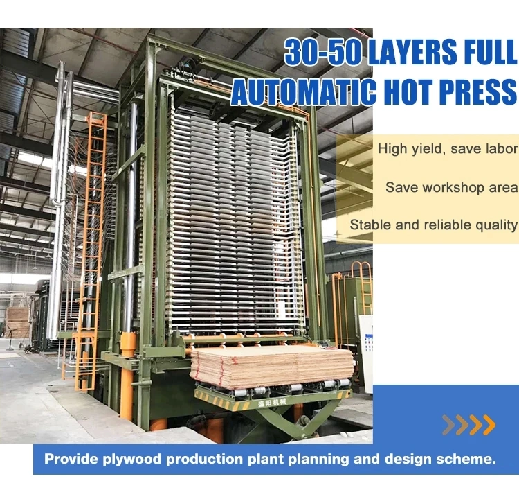 400 Ton 25 Layers Hydraulic Hot Press Machine for Woodworking to Vietnam