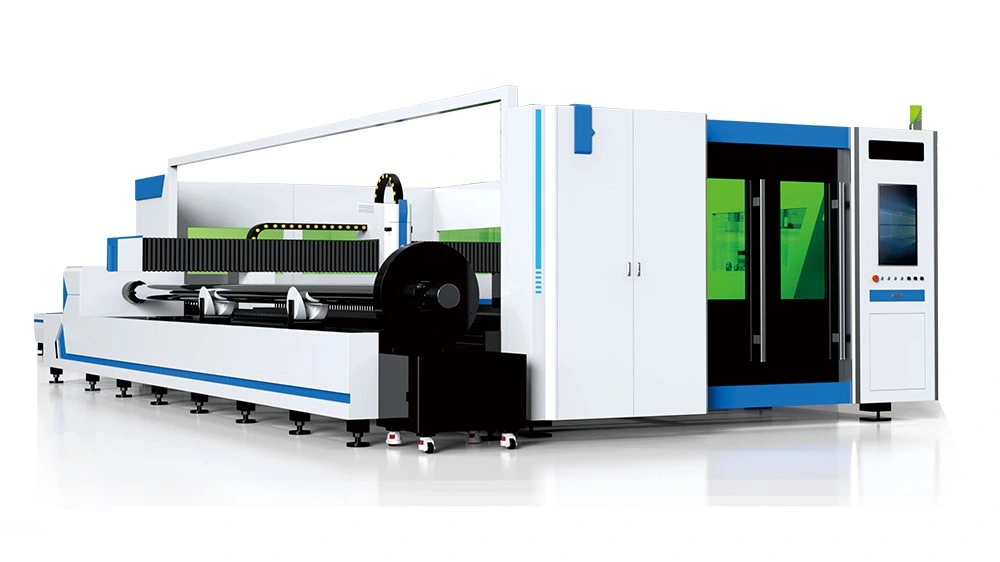 Promotion 3000W Cutter All Round Protective Full Cover Safe Work Metal Sheet Laser Cutting Machine Price