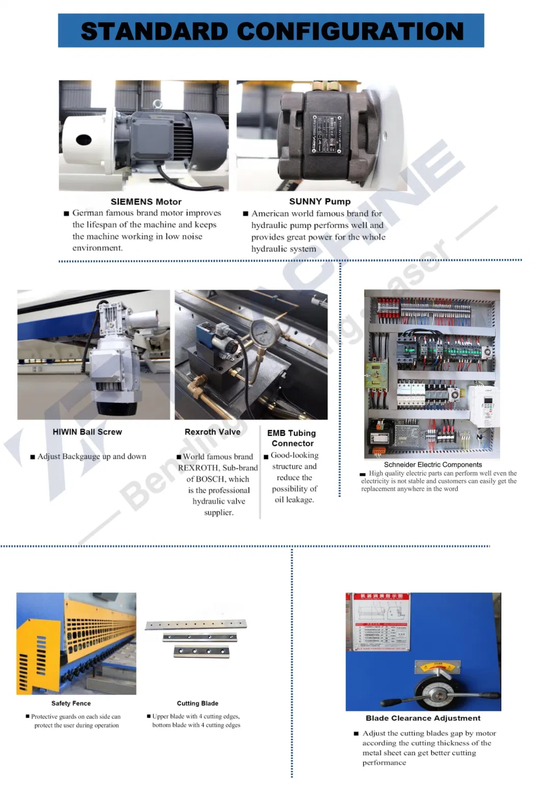 CNC Steel Sheet Metal Plate Hydraulic Shearing Cutting Machine Guillotine Shearing Machine
