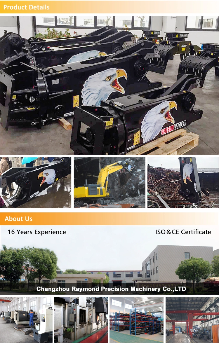 Demolition Machine Cutter Excavator Scrap Metal Shear for Sale