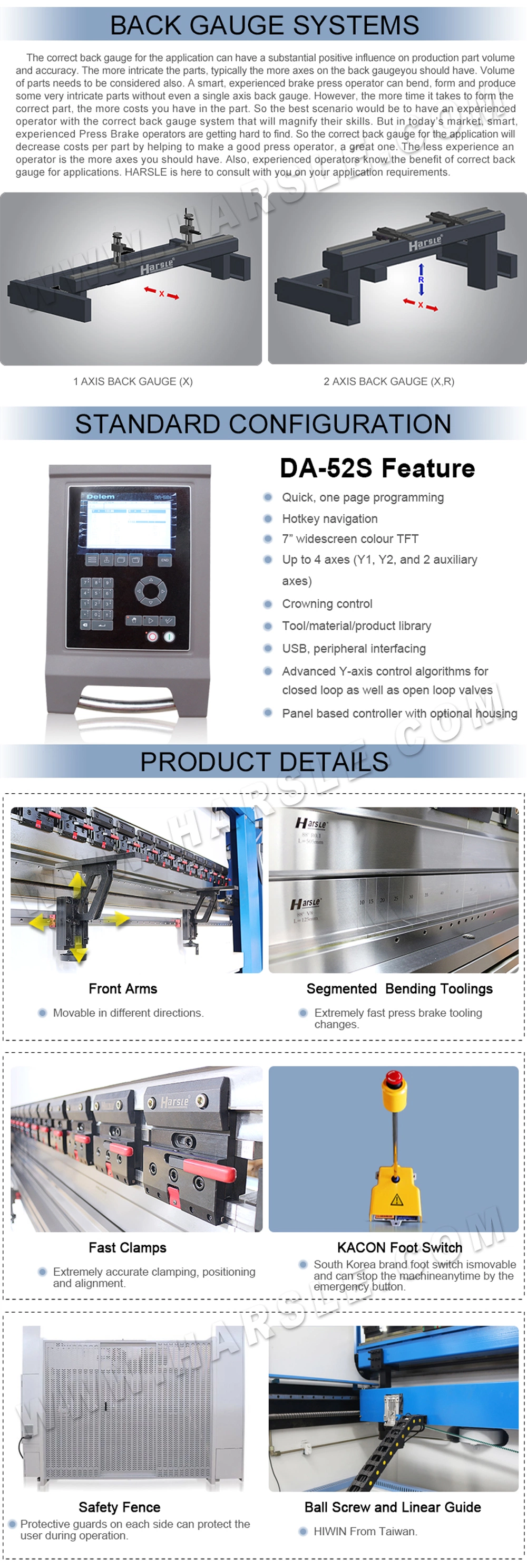 CNC Hydraulic Sheet Metal Brake Press