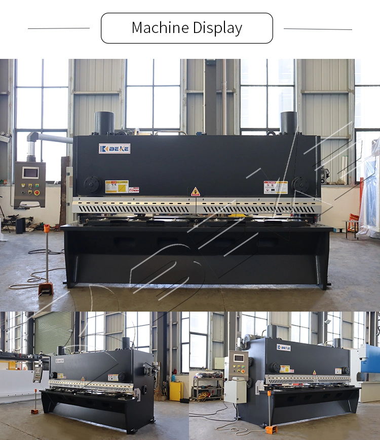 Hydraulic Guillotine Shearer Sheet Metal Cutting Machine 10*2500mm with P40t System