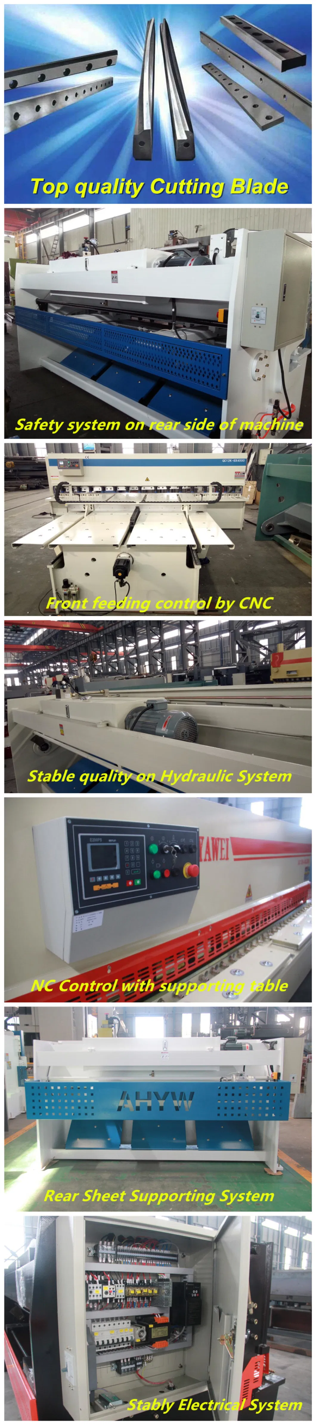QC12K 4X2500 Stainless Steel Sheet Shearing Machine for Sale
