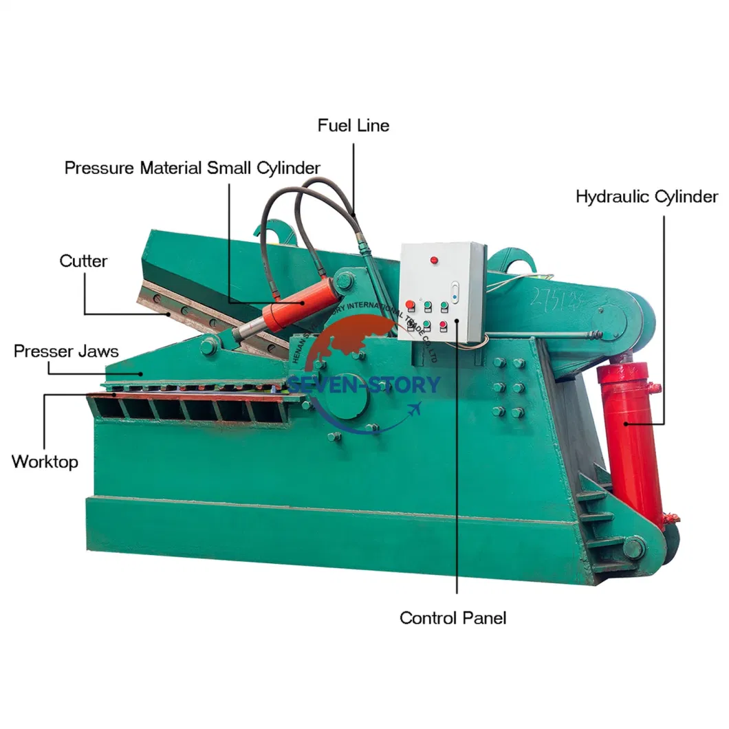 High Capacity Hydraulic Metal Sheet Shearing Machine Scrap Iron Shear Sheet Metal Shear Alligator Scissors for Sale